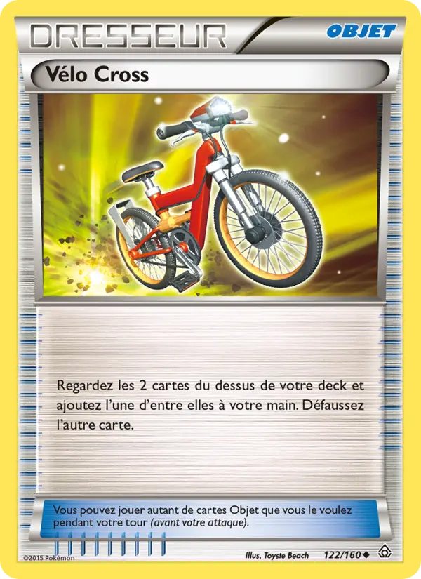Vélo Cross — Carte Pokémon 122 Primo-Choc