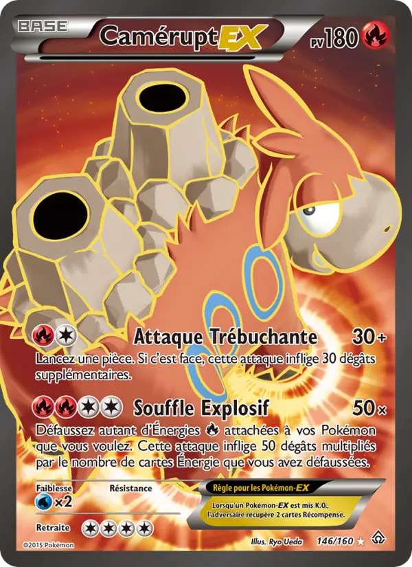 Camérupt EX — Carte Pokémon 146 Primo-Choc