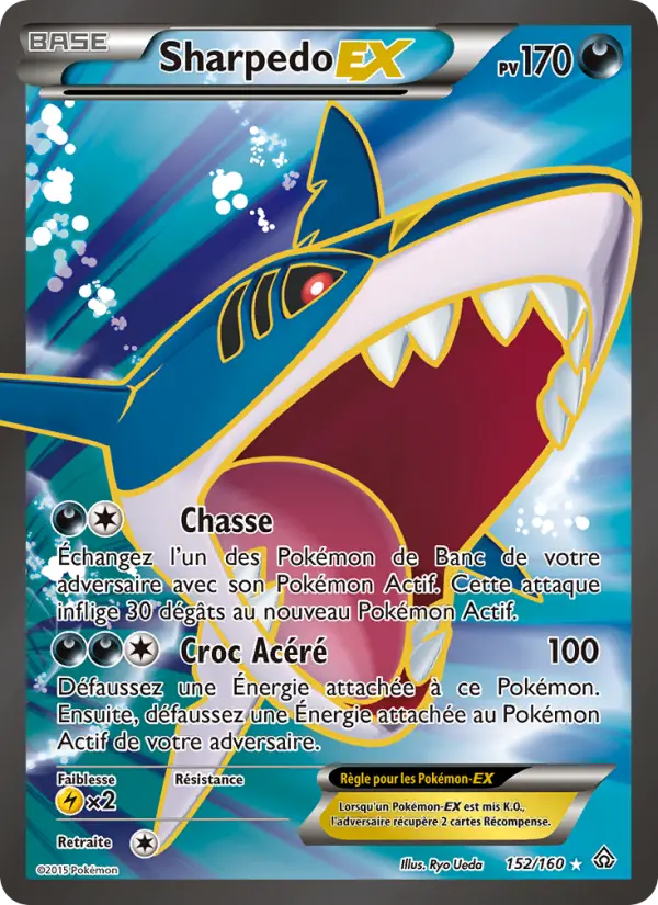 Sharpedo EX — Carte Pokémon 152 Primo-Choc