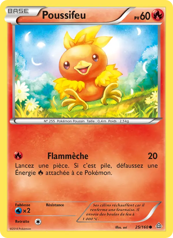 Poussifeu — Carte Pokémon 25 Primo-Choc