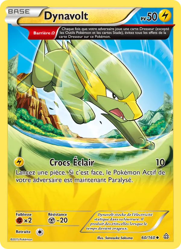 Dynavolt — Carte Pokémon 60 Primo-Choc