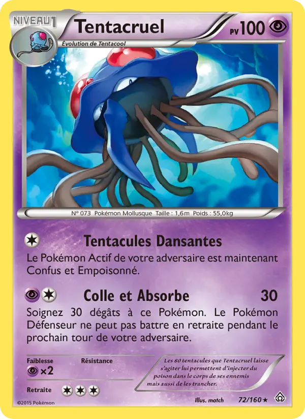 Tentacruel — Carte Pokémon 72 Primo-Choc