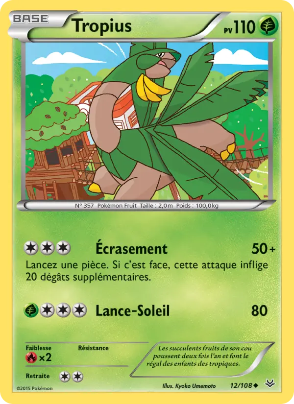 Tropius — Carte Pokémon 12 Ciel Rugissant