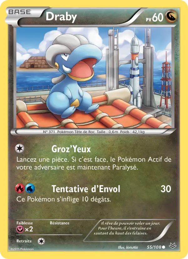 Draby — Carte Pokémon 55 Ciel Rugissant