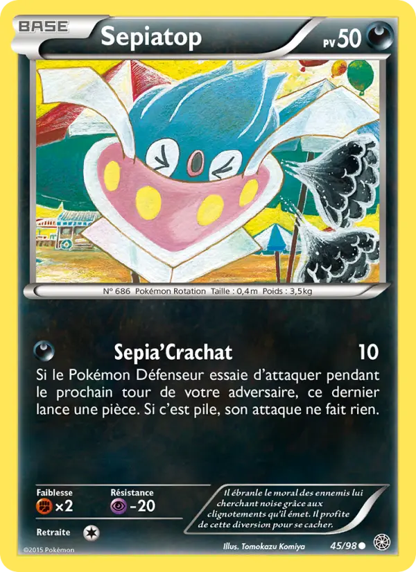 Sepiatop — Carte Pokémon 45 Origines Antiques
