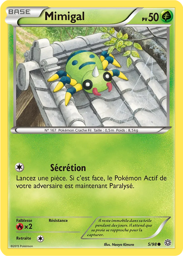 Mimigal — Carte Pokémon 5 Origines Antiques