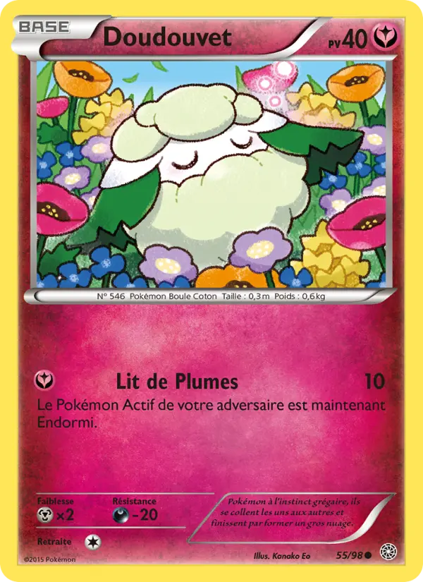 Doudouvet — Carte Pokémon 55 Origines Antiques