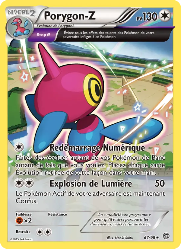 Porygon-Z — Carte Pokémon 67 Origines Antiques