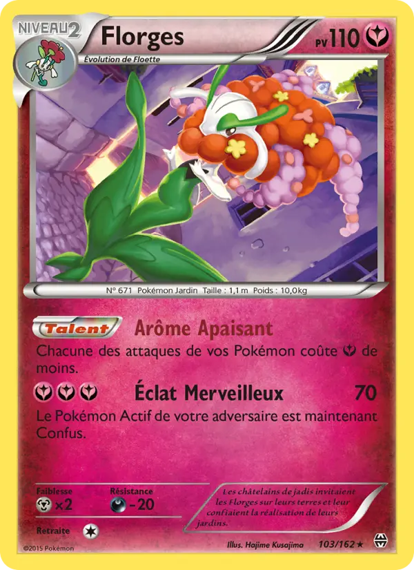 Florges — Carte Pokémon 103 Impulsion Turbo