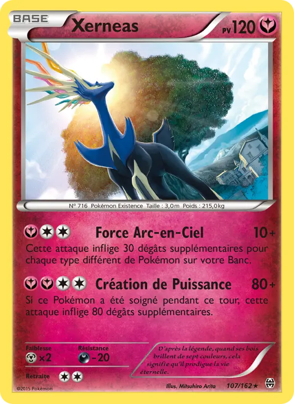 Xerneas — Carte Pokémon 107 Impulsion Turbo