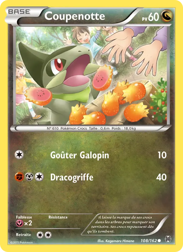Coupenotte — Carte Pokémon 108 Impulsion Turbo