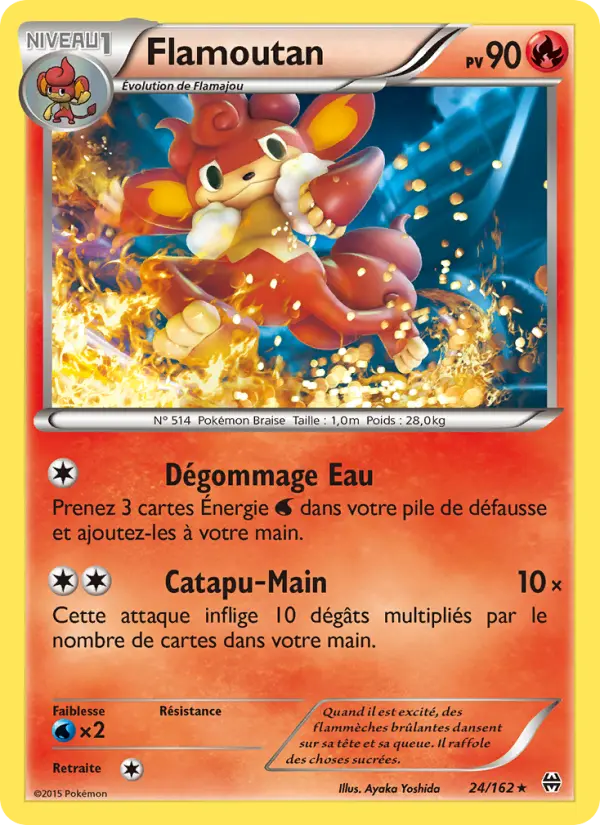 Flamoutan — Carte Pokémon 24 Impulsion Turbo