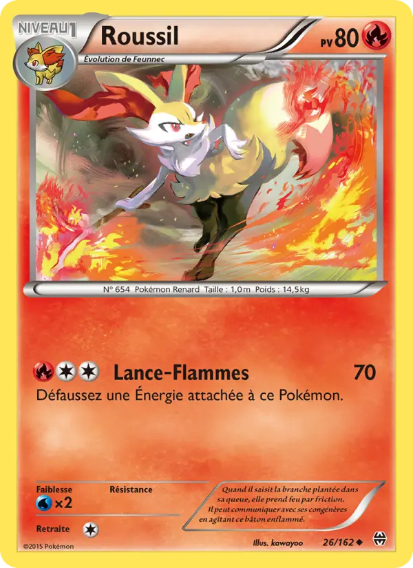 Roussil — Carte Pokémon 26 Impulsion Turbo