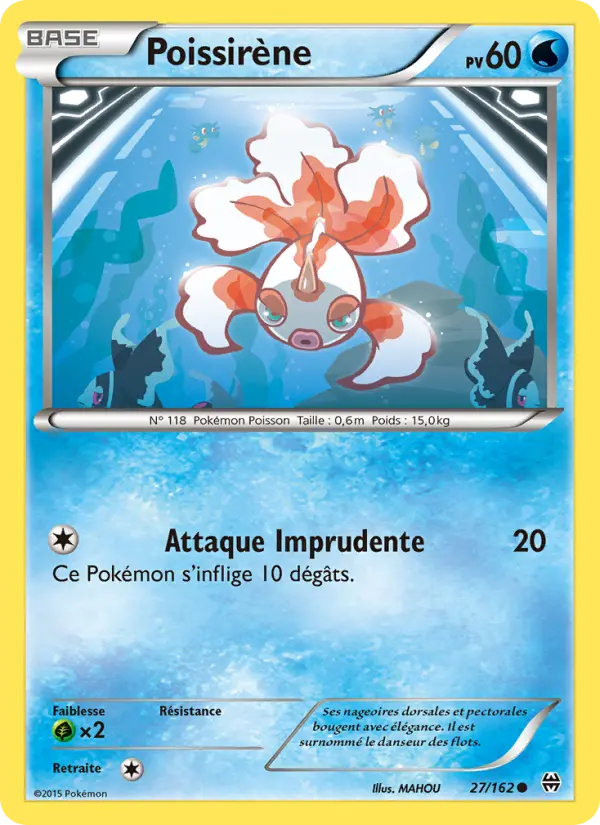 Poissirène — Carte Pokémon 27 Impulsion Turbo