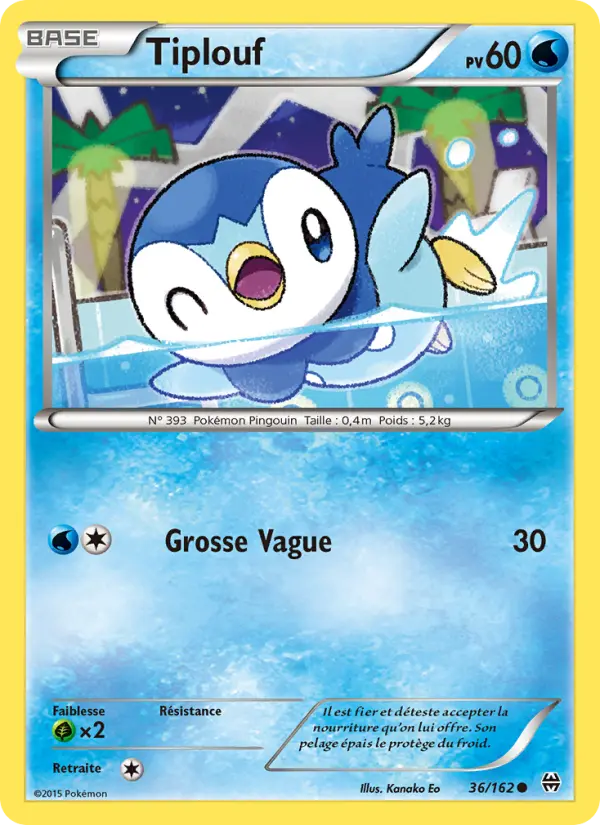 Tiplouf — Carte Pokémon 36 Impulsion Turbo
