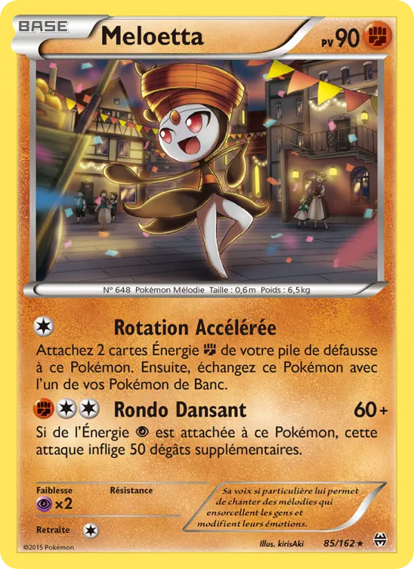 Meloetta — Carte Pokémon 85 Impulsion Turbo
