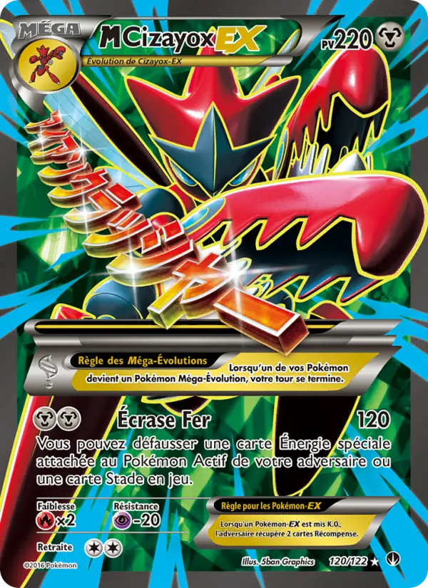 M-Cizayox EX — Carte Pokémon 120 Rupture Turbo