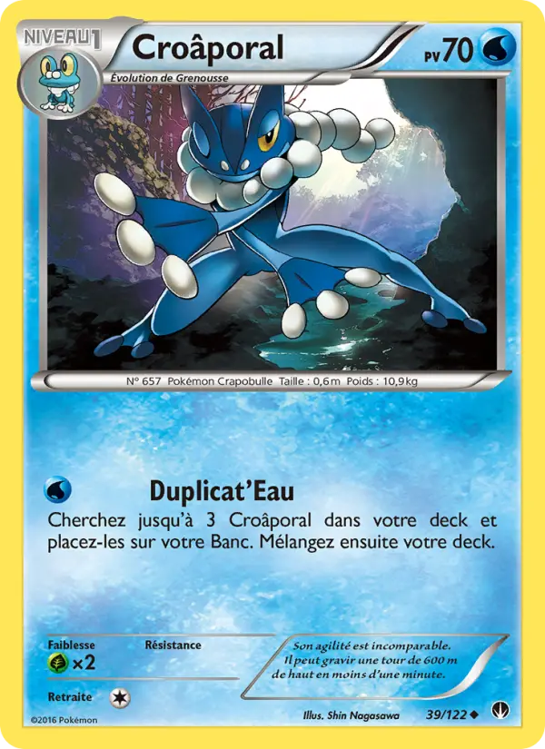 Croâporal — Carte Pokémon 39 Rupture Turbo