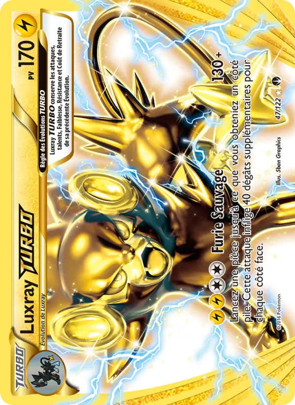 Luxray TURBO — Carte Pokémon 47 Rupture Turbo