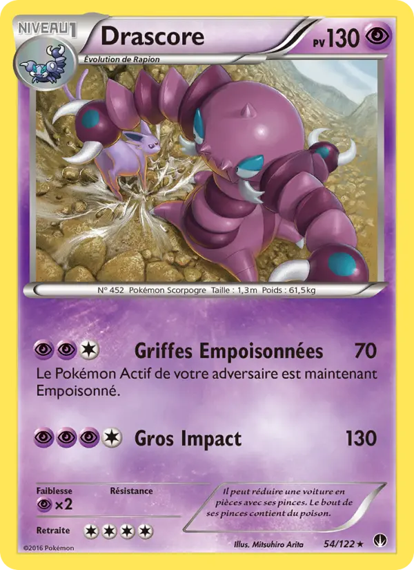 Drascore — Carte Pokémon 54 Rupture Turbo