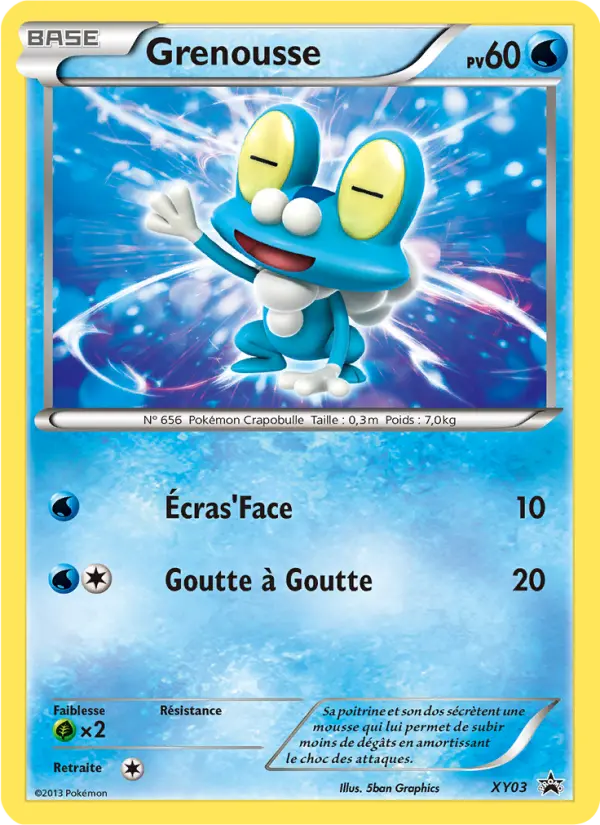 Grenousse — Carte Pokémon XY03 Promo XY