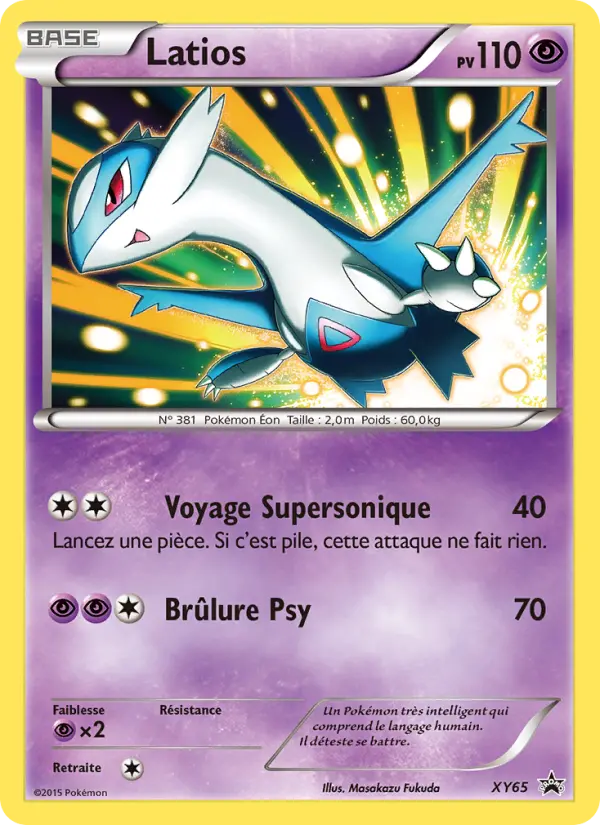Latios — Carte Pokémon XY65 Promo XY