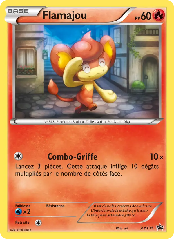 Flamajou — Carte Pokémon XY131 Promo XY