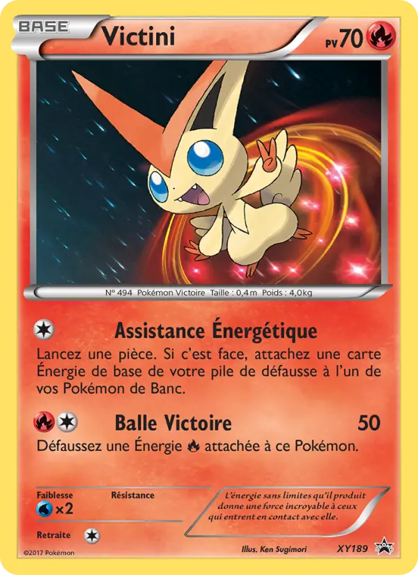 Victini — Carte Pokémon XY189 Promo XY