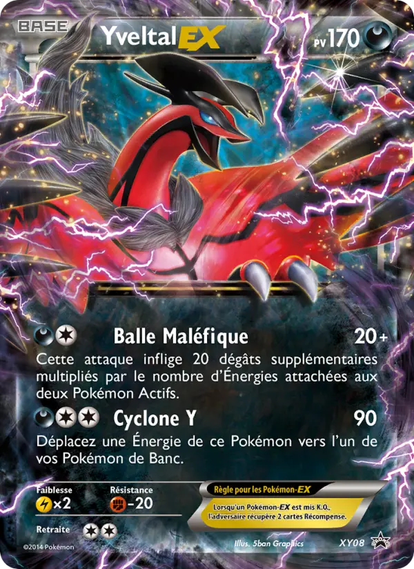 Yveltal EX — Carte Pokémon XY08 Promo XY