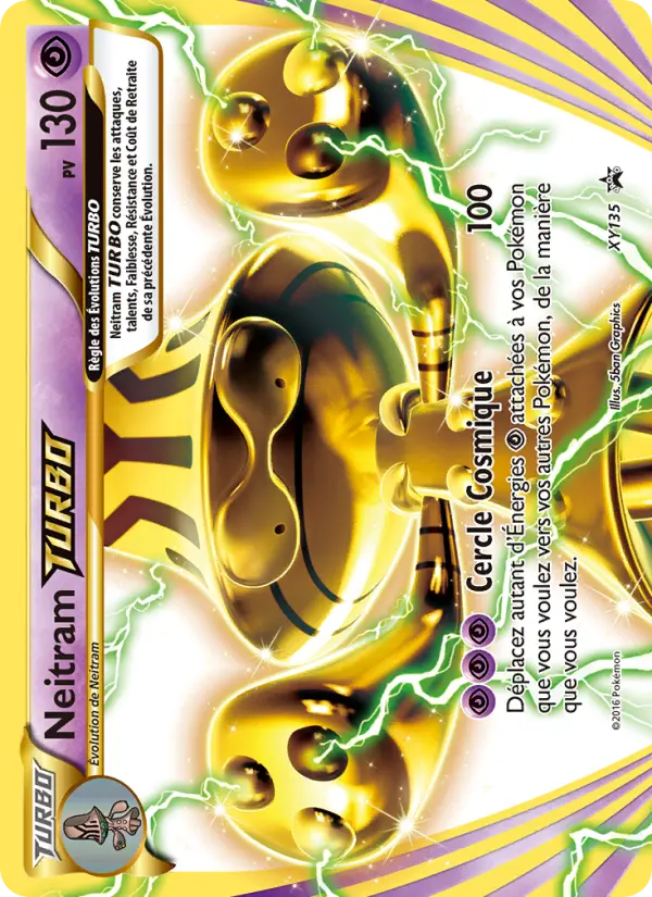 Neitram TURBO — Carte Pokémon XY135 Promo XY