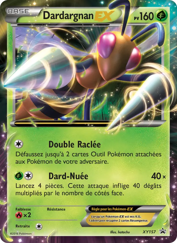 Dardargnan-EX — Carte Pokémon XY157 Promo XY