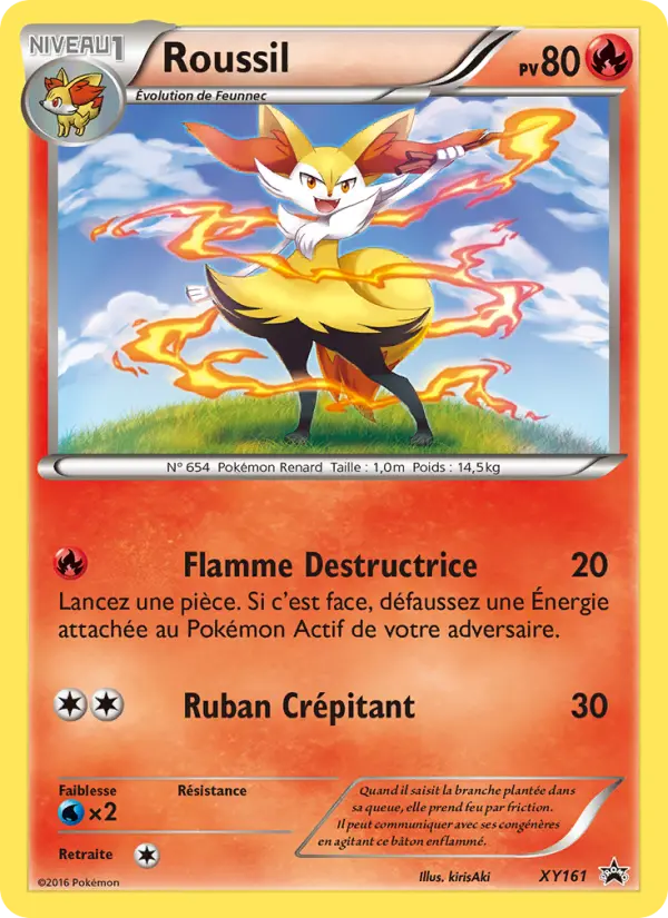 Roussil — Carte Pokémon XY161 Promo XY