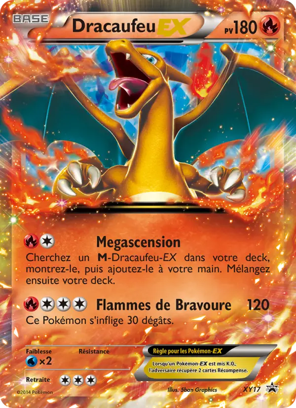 Dracaufeu EX — Carte Pokémon XY17 Promo XY