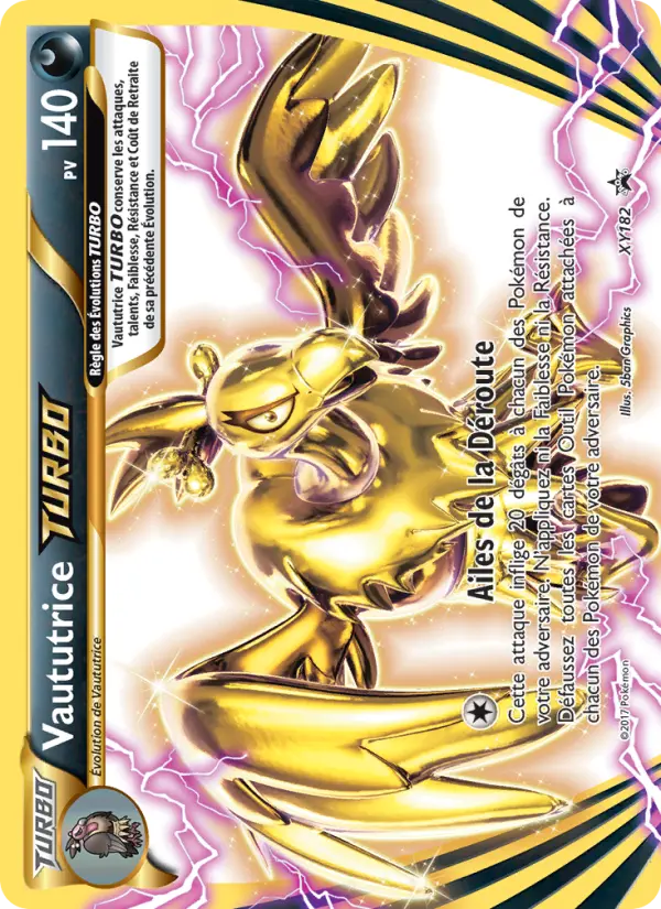 Vaututrice TURBO — Carte Pokémon XY182 Promo XY