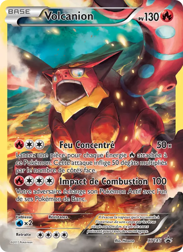 Volcanion — Carte Pokémon XY185 Promo XY