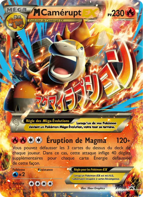 M-Camérupt-EX — Carte Pokémon XY198 Promo XY