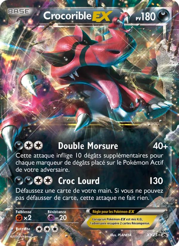 Crocorible EX — Carte Pokémon XY25 Promo XY
