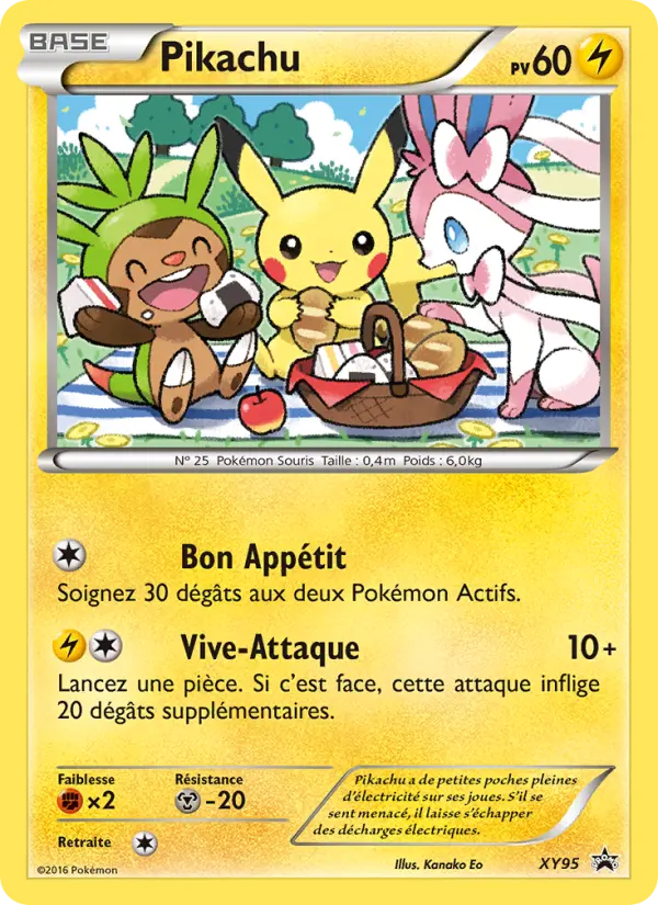 Pikachu — Carte Pokémon XY95 Promo XY