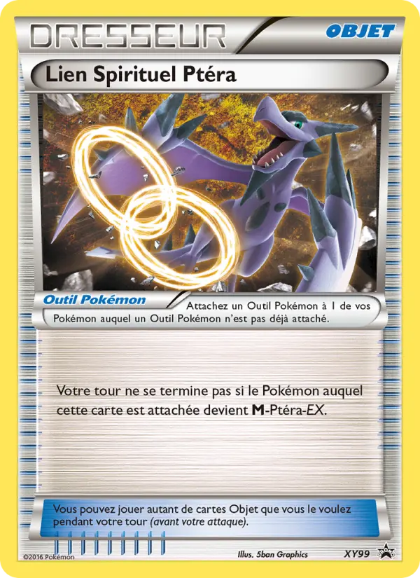 Lien Spirituel Ptéra — Carte Pokémon XY99 Promo XY