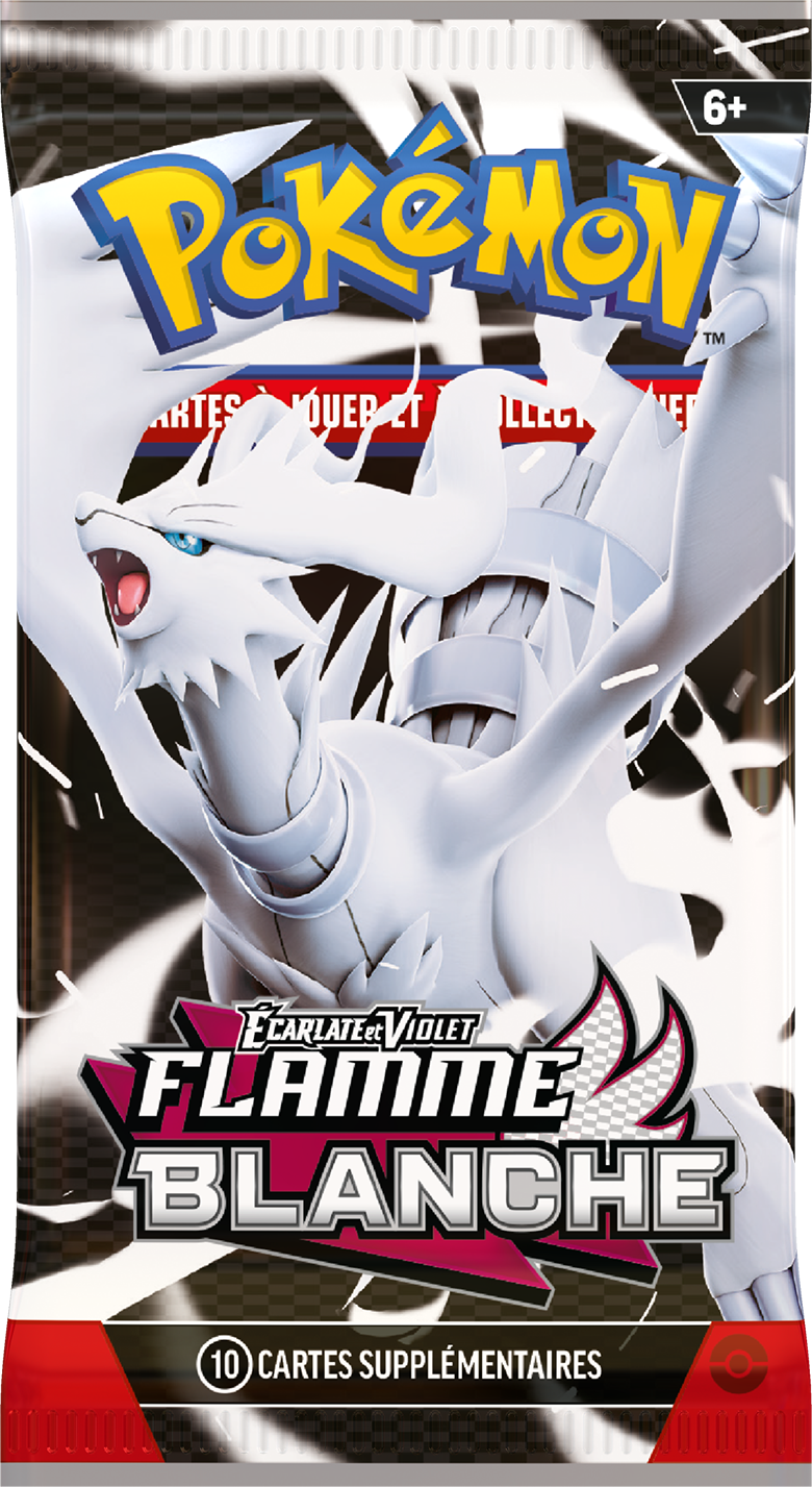 Booster Pokémon Flamme Blanche scellé, édition française
