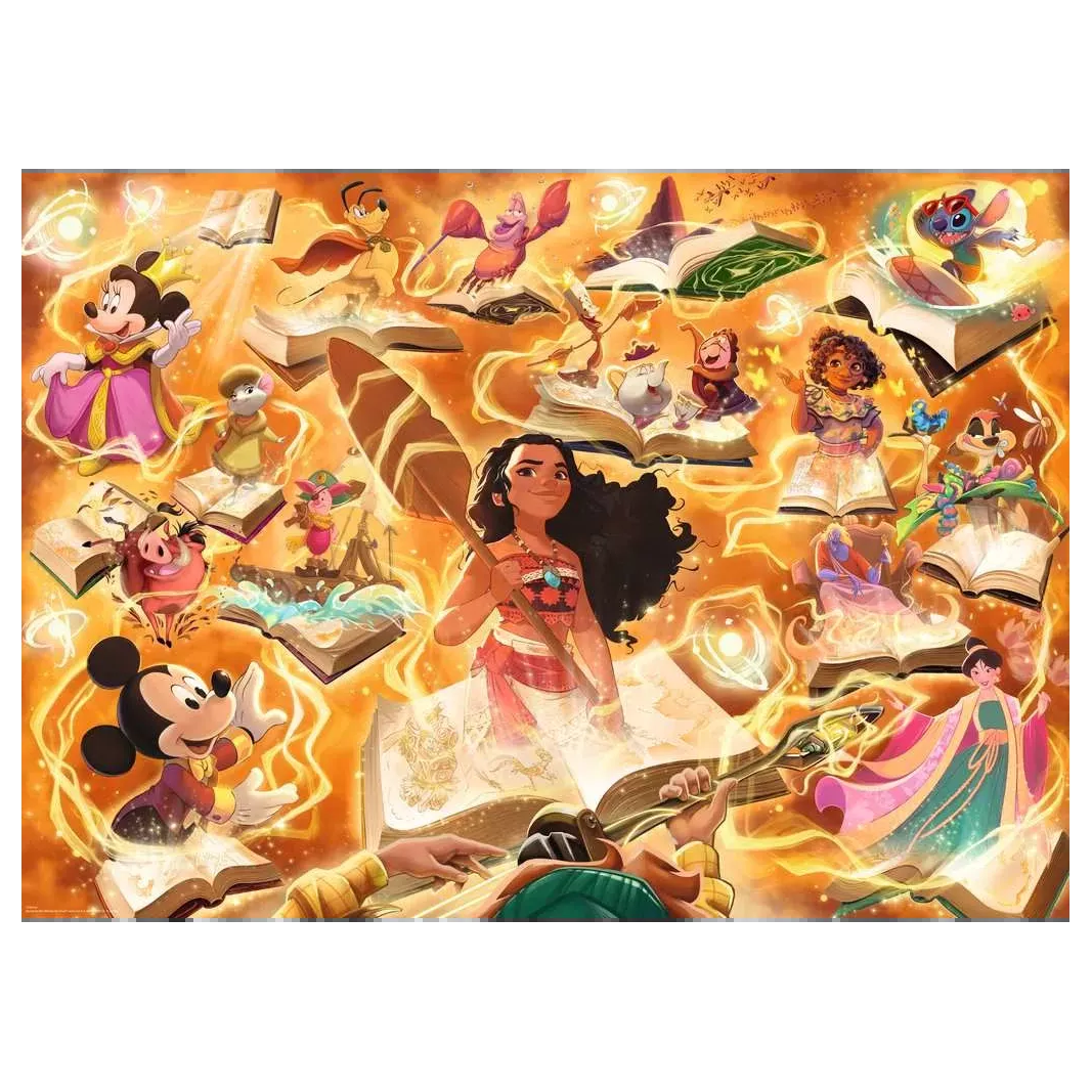 Puzzle Ravensburger 1000 pièces Disney Lorcana encre Ambre