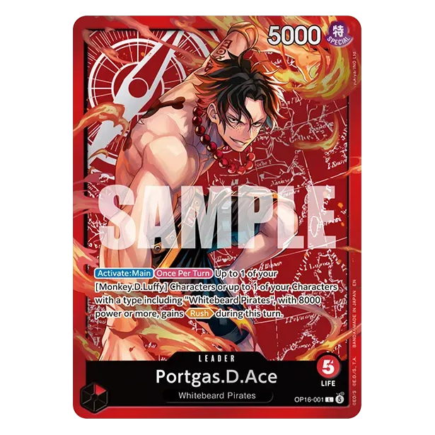 Set Sail Deck Set SD-01 One Piece Card Game Luffy Ace