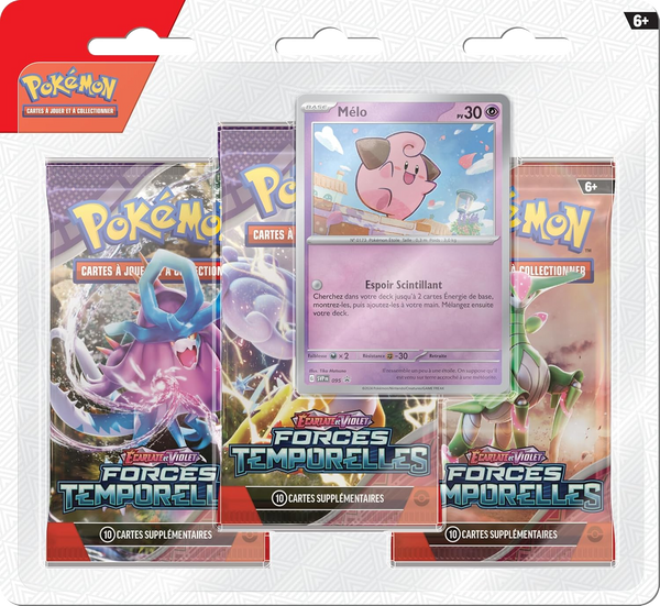 TriPack - Écarlate et Violet Forces Temporelles — Illustration Mélo