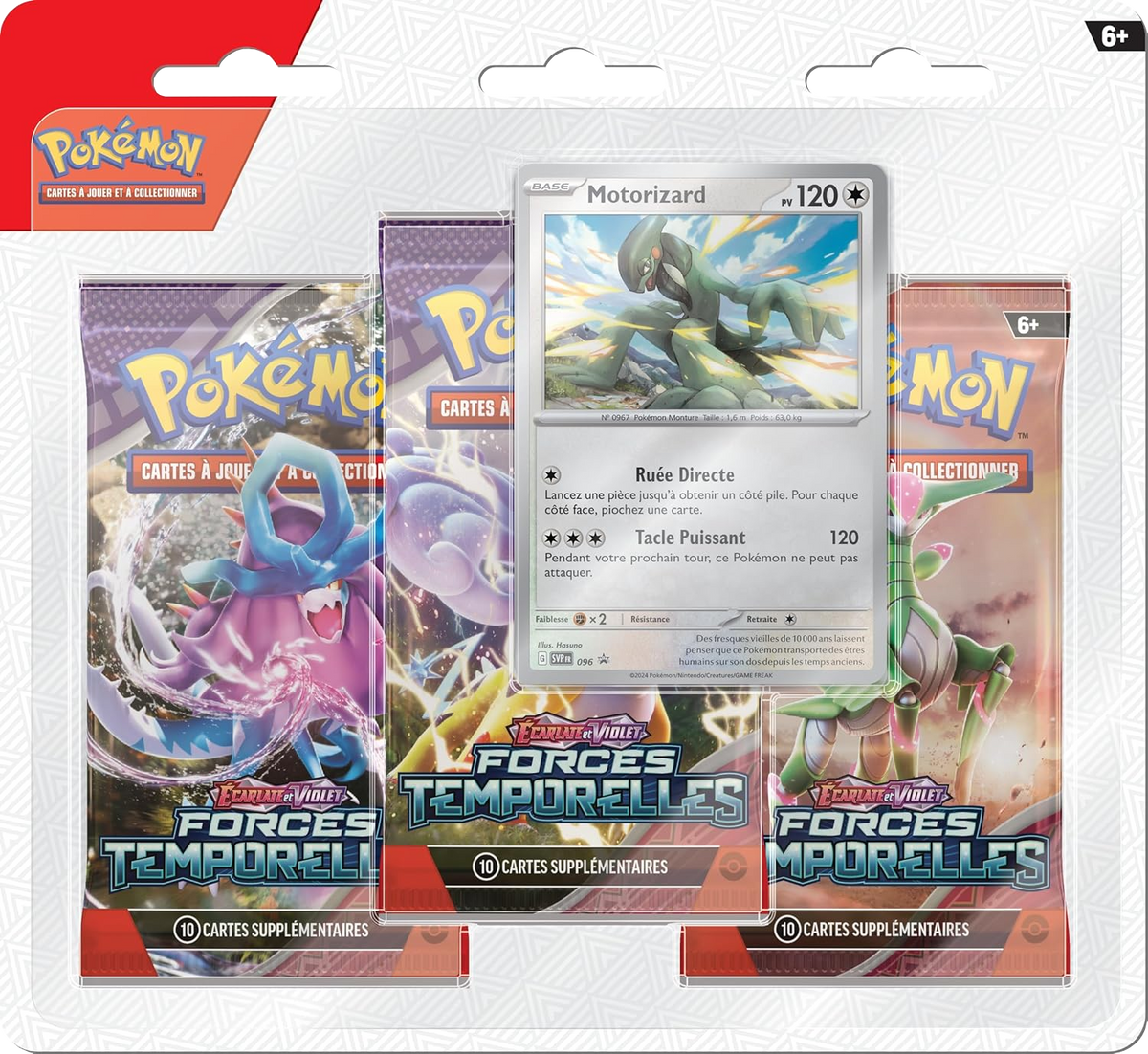 TriPack - Écarlate et Violet Forces Temporelles — Illustration Motorizard