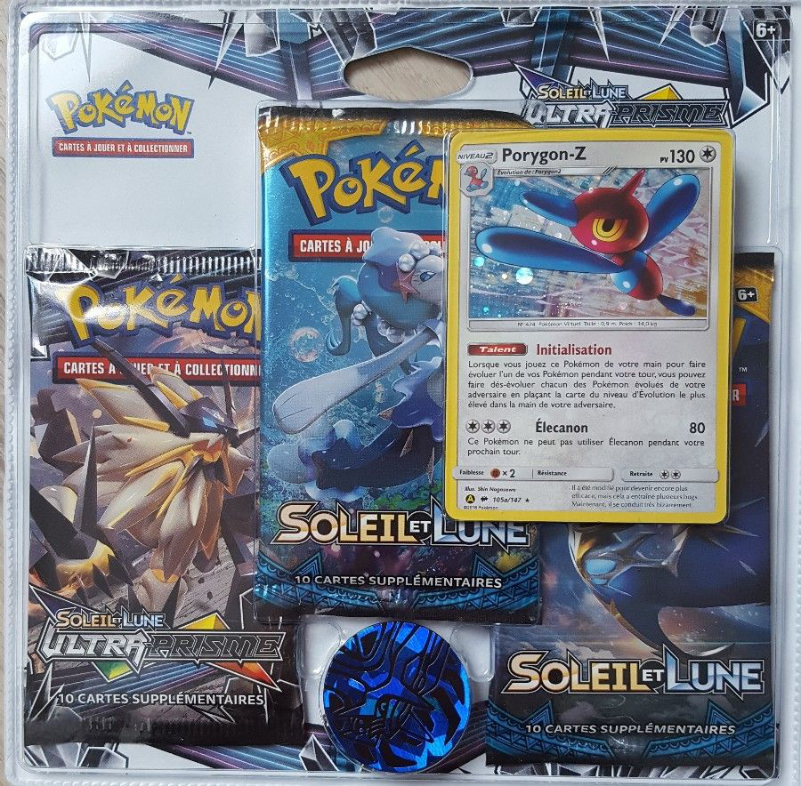 TriPack - Soleil et Lune Ultra-Prisme — Illustration Porygon-Z