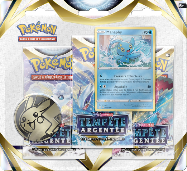 TriPack - Tempête Argentée — Illustration Manaphy