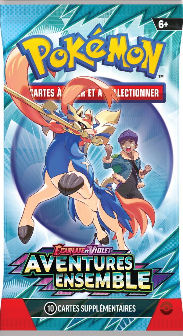 Booster Pokémon Aventures Ensemble illustration Zacian de Nabil, scellé français