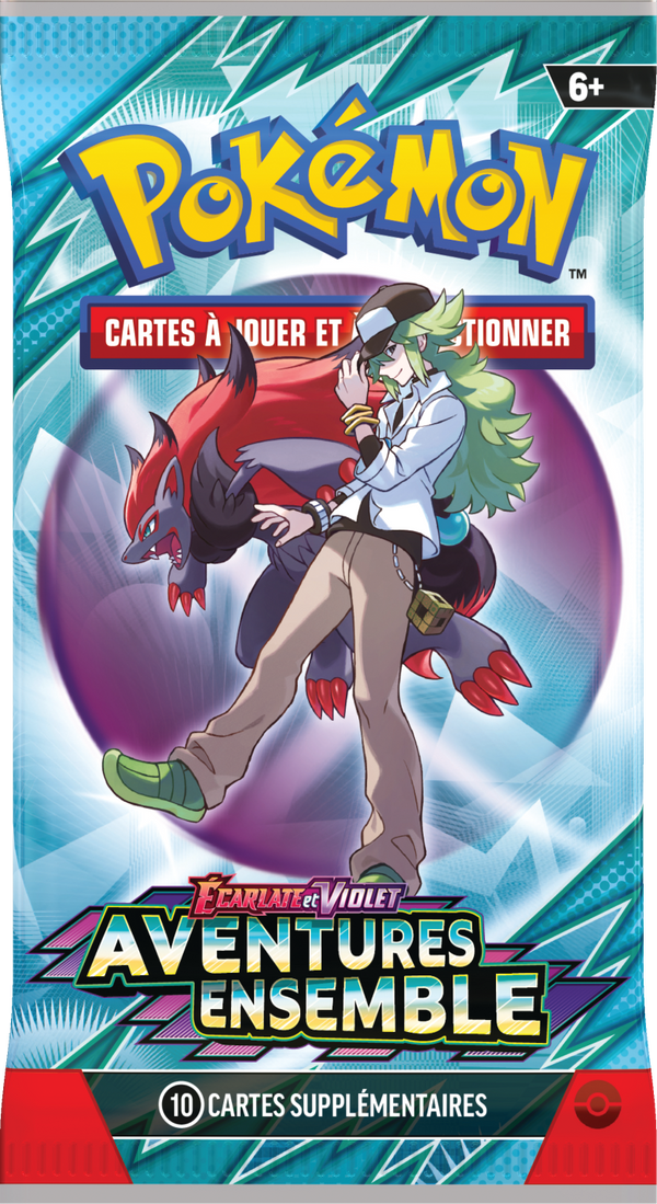 Booster Pokémon Aventures Ensemble illustration Zoroark de N, scellé français